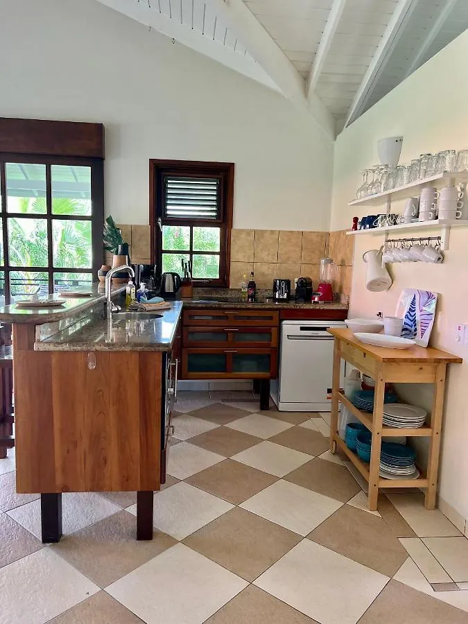 Vrijstaande Bb Beach Villa Azure Blue Bay Curacao